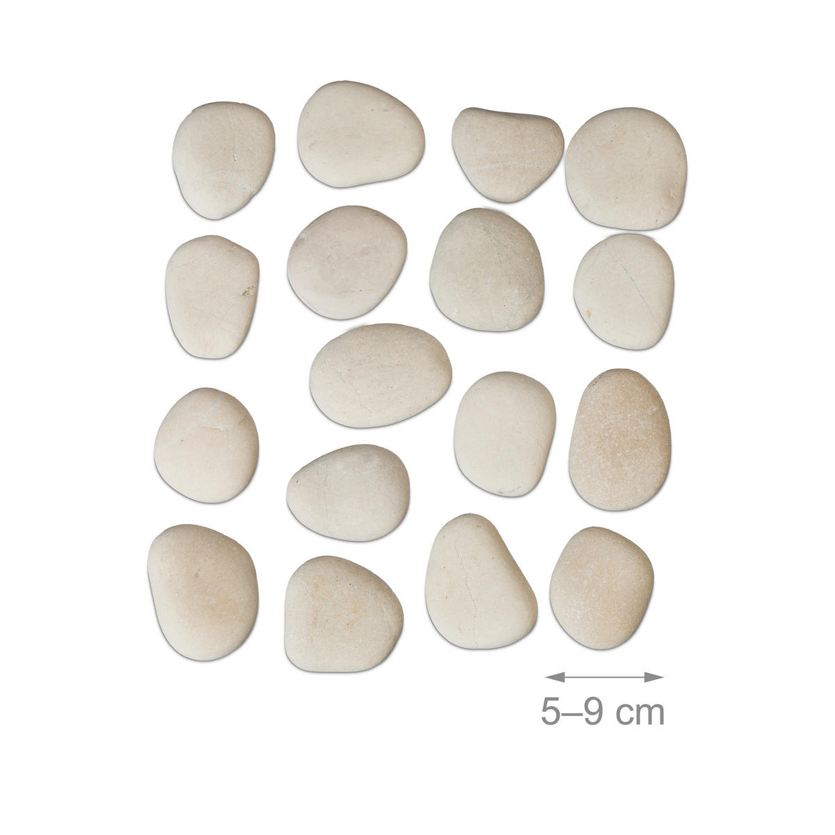 MAĽOVACIE steny - biela, kameň (7/2/5cm) - Relaxdays