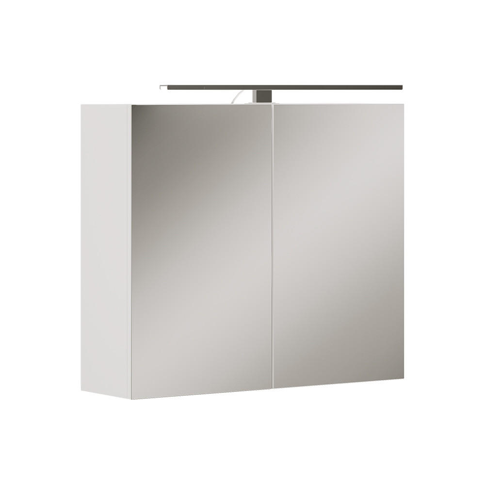 BADRUMSSPEGELSKÅP Lavio Vit 70x60 cm med LED-belysning 60/70/20 cm