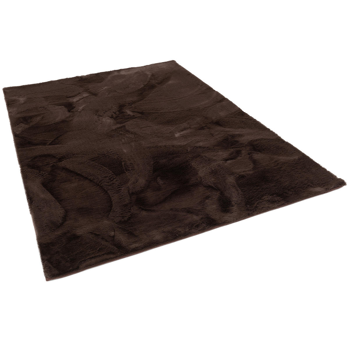 FELLTEPPICH LUXUS SUPER SOFT PLUSH - Mokka, Textil (120/170cm) - Pergamon