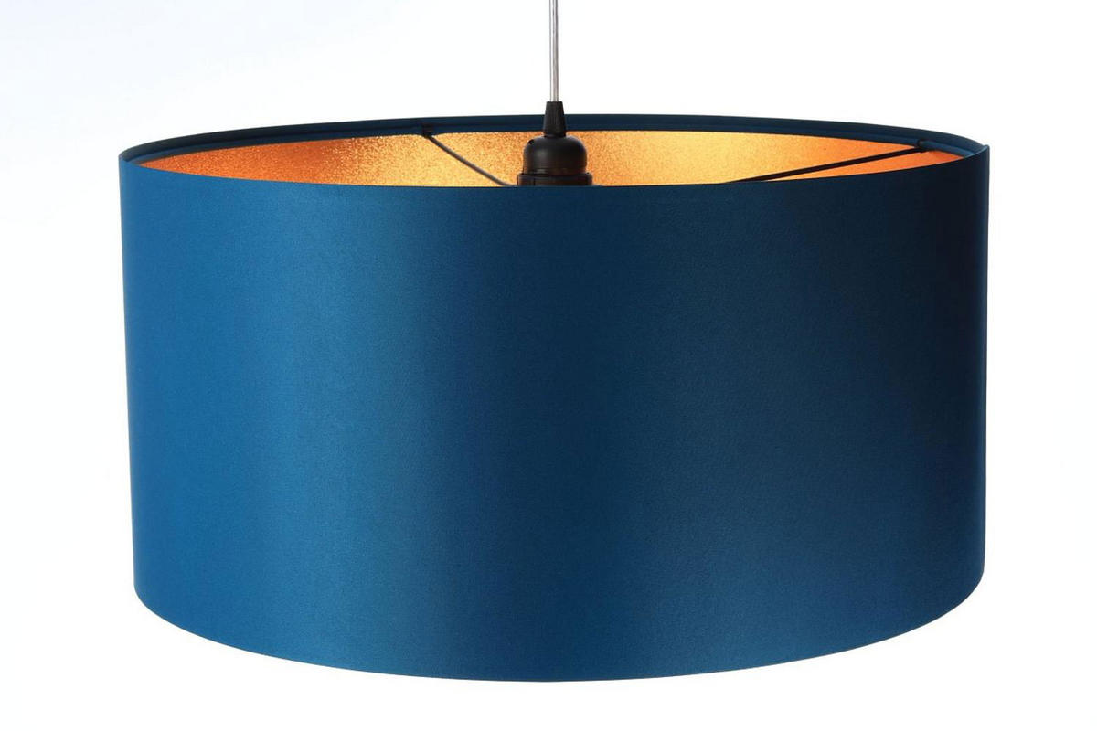 HÄNGELEUCHTE Gold 60/30 cm - Türkis/Goldfarben, Kunststoff (60/1.1/30cm) - ONZENO