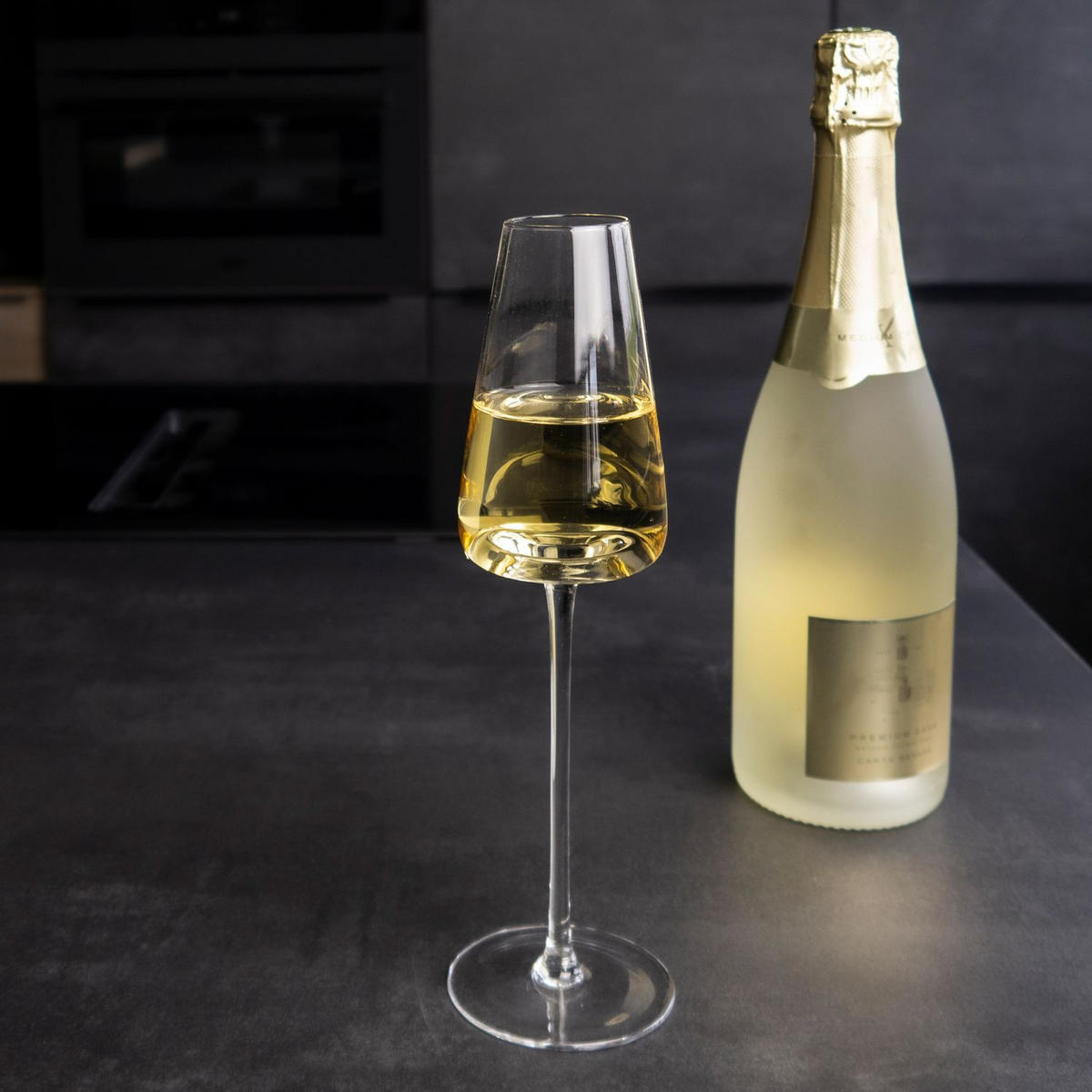 CHAMPAGNERGLÄSER 220 ml (6er-Set) - Transparent, Glas (0.2L) - Intirilife