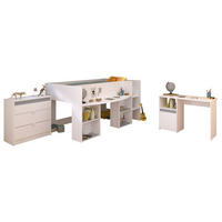 KINDERZIMMER-SET 3-tlg. Parisot Pirouette 15 Holzdekor Weiß - Weiß, Kunststoff (100/1/200cm) - 58aufmkessel
