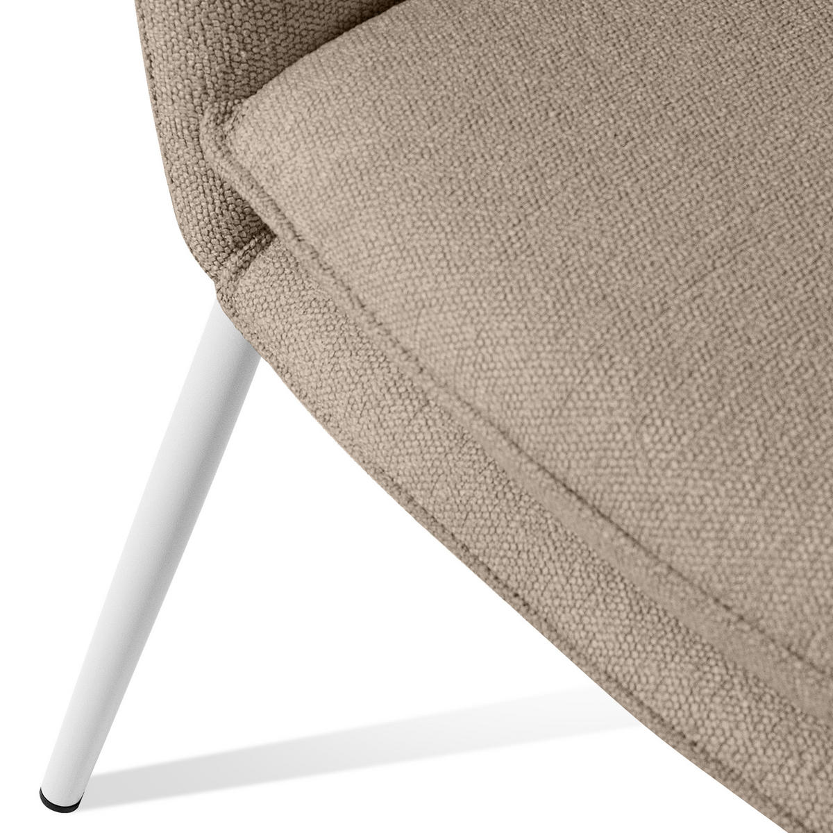 GARTENSESSEL SOLIS Loungesessel, - Hellbraun, Textil/Metall (69/76/66cm) - KONSIMO®