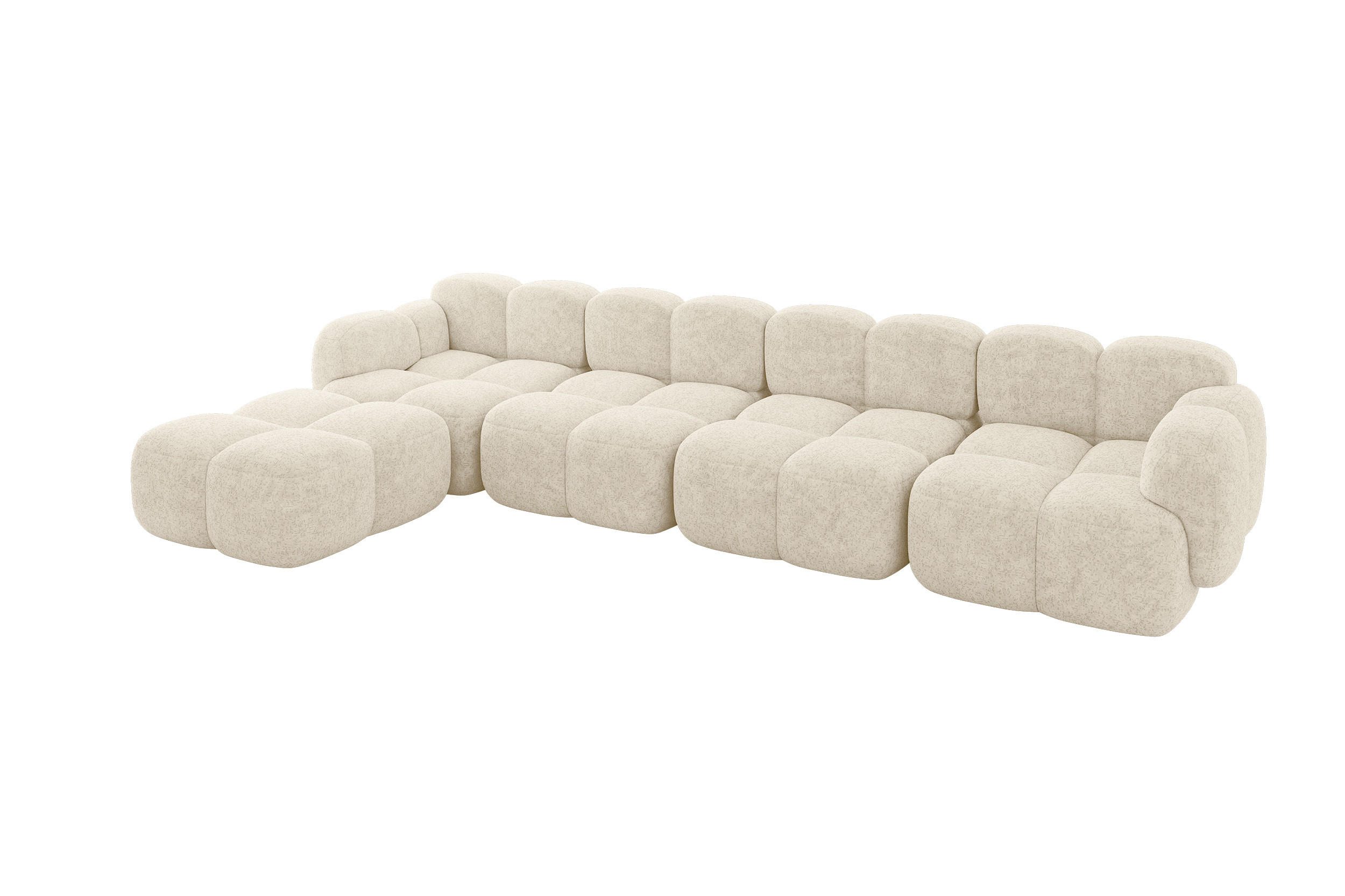 Altdecor Ecksofa Creme 390x205 cm