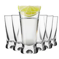 SCHNAPSGLÄSER X-Line, 6er-Set, 50 ml - Transparent, Glas (0.05L) - Krosno Glass