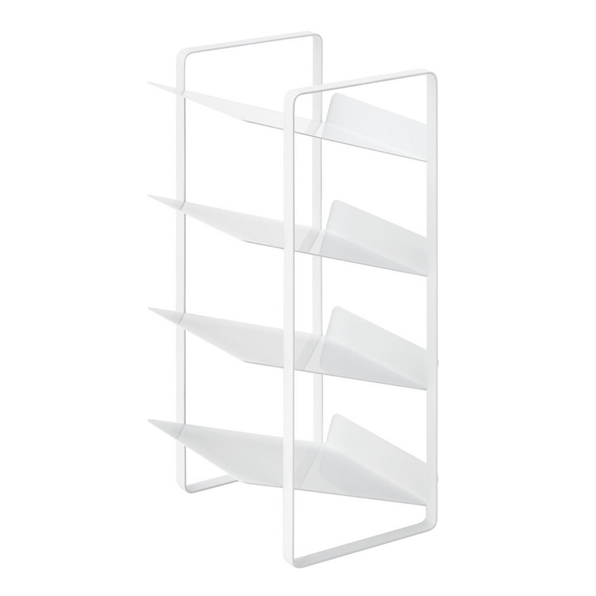 FLASCHENREGAL Tower weiß 20/40/20 cm 4 Etagen - Weiß, Metall (20/40/20cm) - Yamazaki