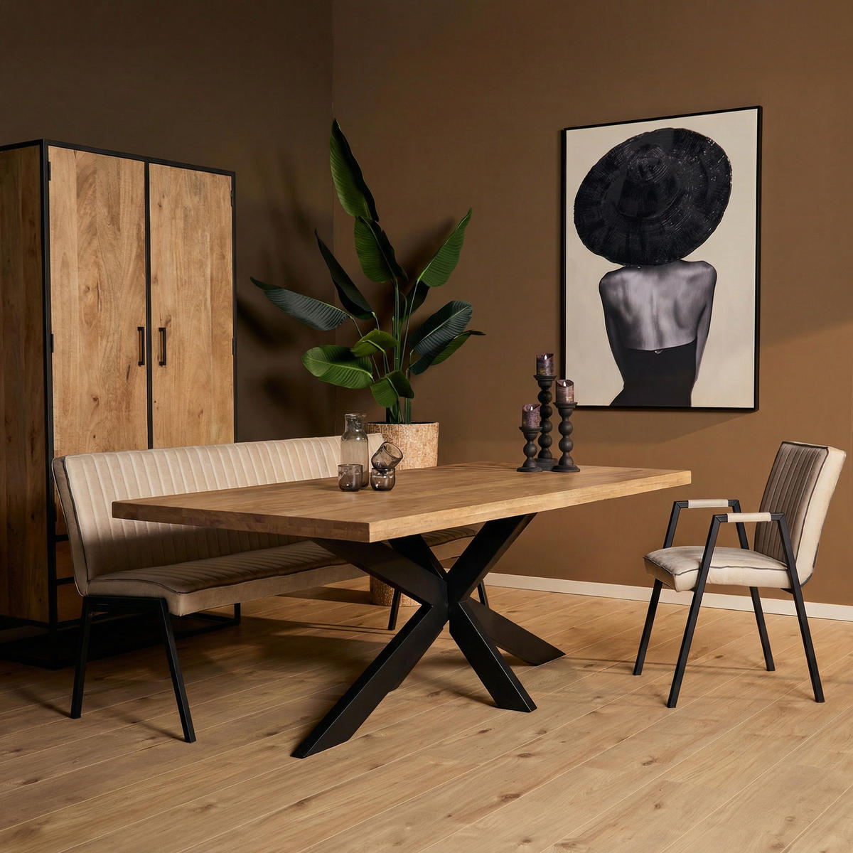 ESSTISCH Dakota Braun 90/160/76 cm - Braun, Holz (90/160/76cm) - Starfurn