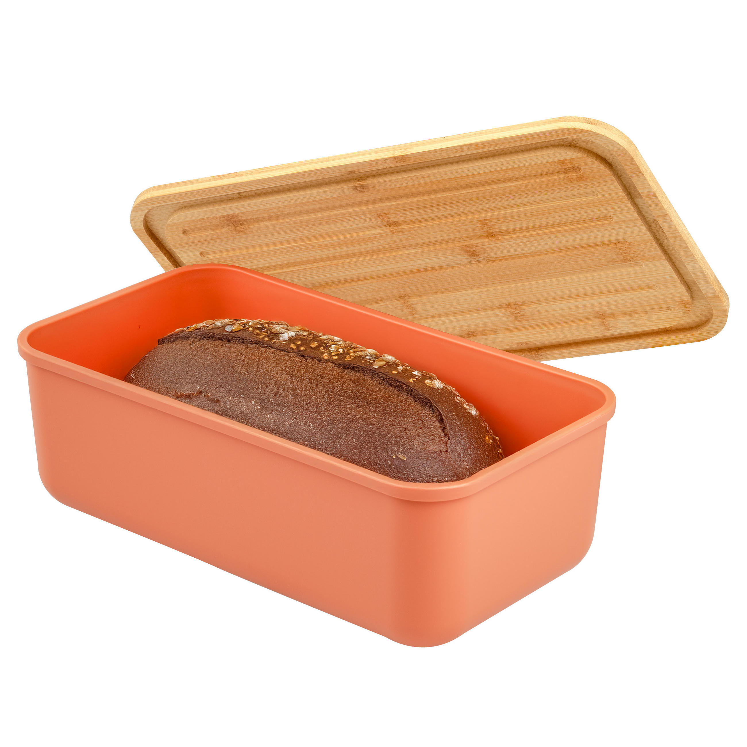 bremermann Brotkasten, Rotbraun 40x12.5x23 cm