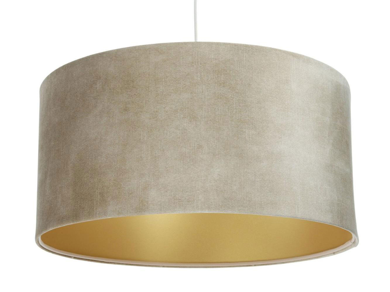 HÄNGELEUCHTE Gold 40/20 cm - Beige/Goldfarben, Kunststoff (40/0.4/20cm) - ONZENO