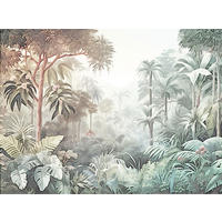 VLIESTAPETE Bunt 371/280 cm - Multicolor/Braun, Textil (371/1cm) - KUNSTLOFT