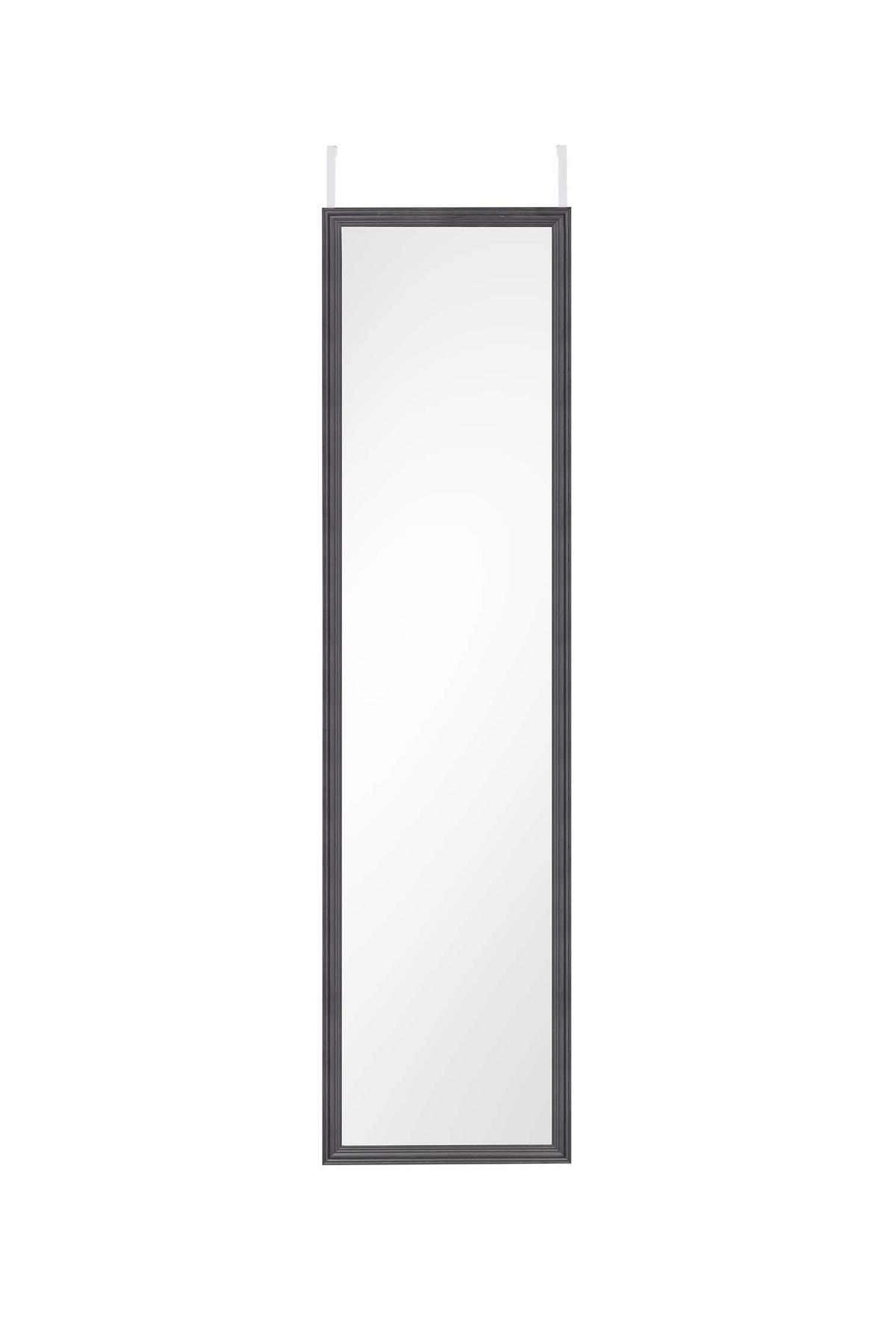 TÜRHÄNGESPIEGEL Ria Schwarz - 30 x 120cm - Schwarz, Kunststoff (30/120/3cm) - Niermann