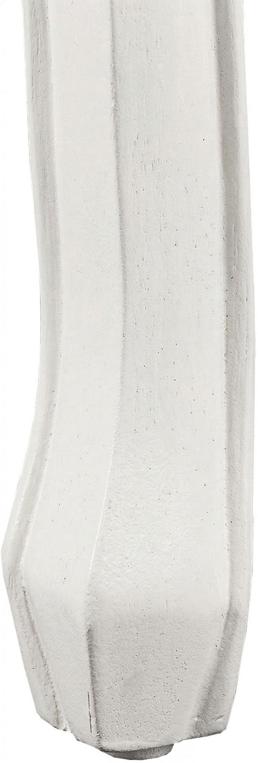 BEISTELLTISCH eckig 50/50/45 cm Holz natura/weiß - Eukalyptusholzfarben/Weiß, Holz (50/50/45cm) - CLP