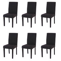 ESSZIMMERSTUHL Schwarz 6er-Set - Schwarz, Textil (43/90/48cm) - MCW