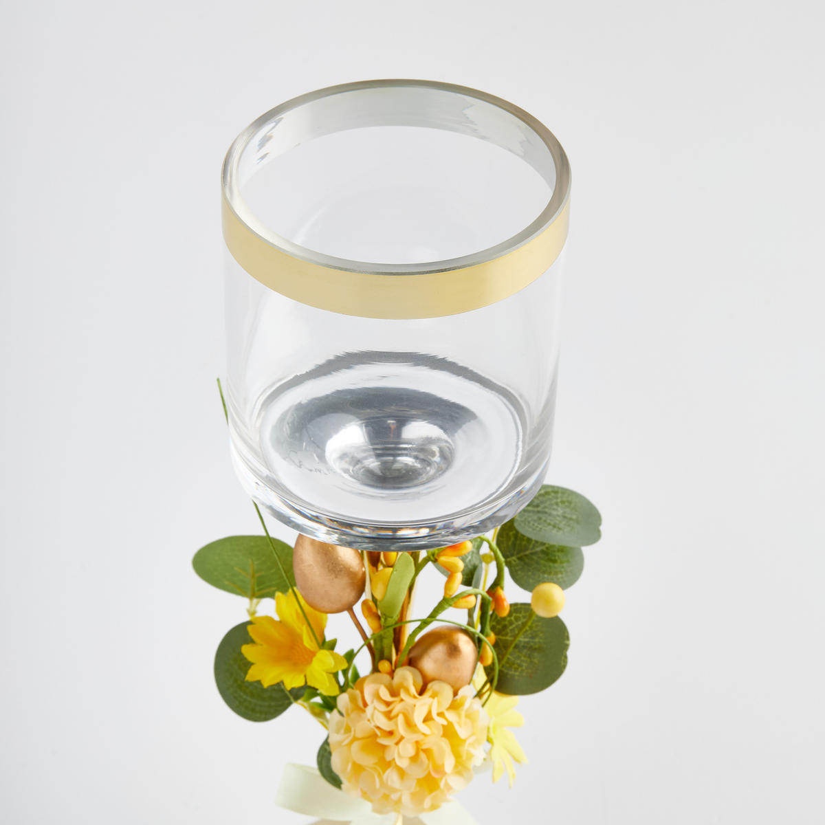 KERZENSTÄNDER Giallo - Goldfarben, Metall (9/30/9cm) - home&you