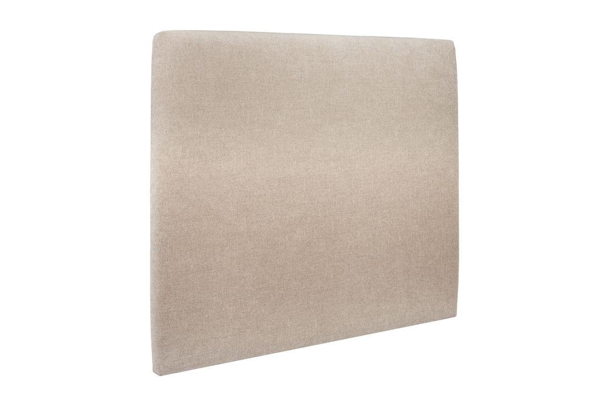 KOPFTEIL gepolstertes – Beigebrauner Stoff - 135 cm - Beige/Braun, Karton/Holz (135/120/10cm) - Sommeil de Plomb