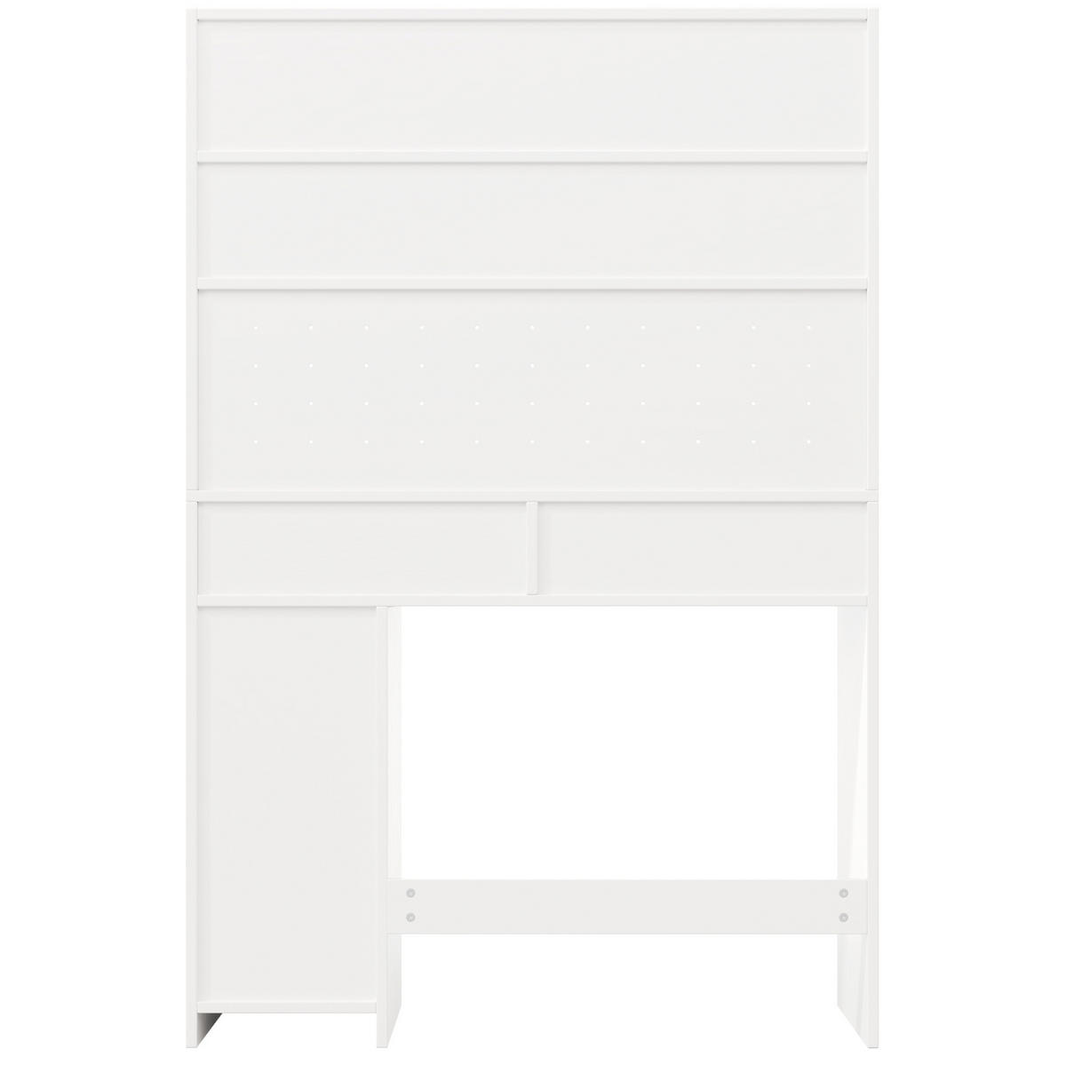 BUFFET 120/180/45 cm Weiß aus MDF mit Hakenleiste - Weiß, Holzwerkstoff (45/180/120cm) - OKMYHOME