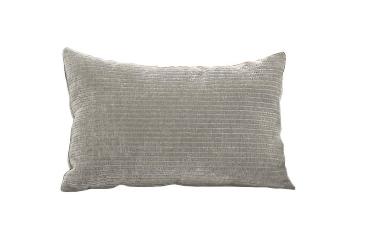 SPITZKISSEN RECHTECKIG SEPHI Cord - Silberfarben, Textil (60/60cm) - KAWOLA