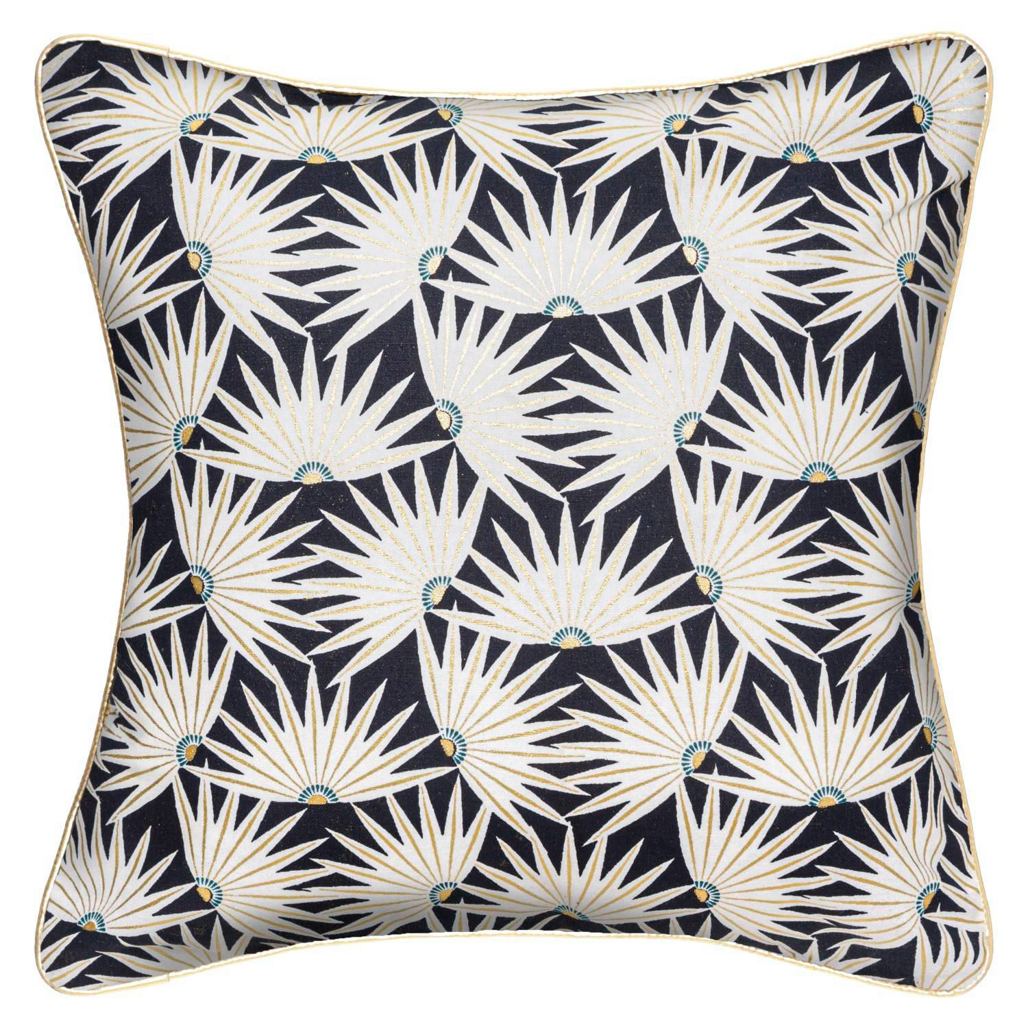ZIERKISSEN Feel 40/40 cm - Weiß, Naturmaterialien (40/40cm) - Atmosphera Createur d´interieur