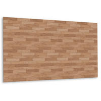 WANDPANEEL 100 x 50 cm Holzboden - Braun, Textil (100/1.6/50cm) - TULUP