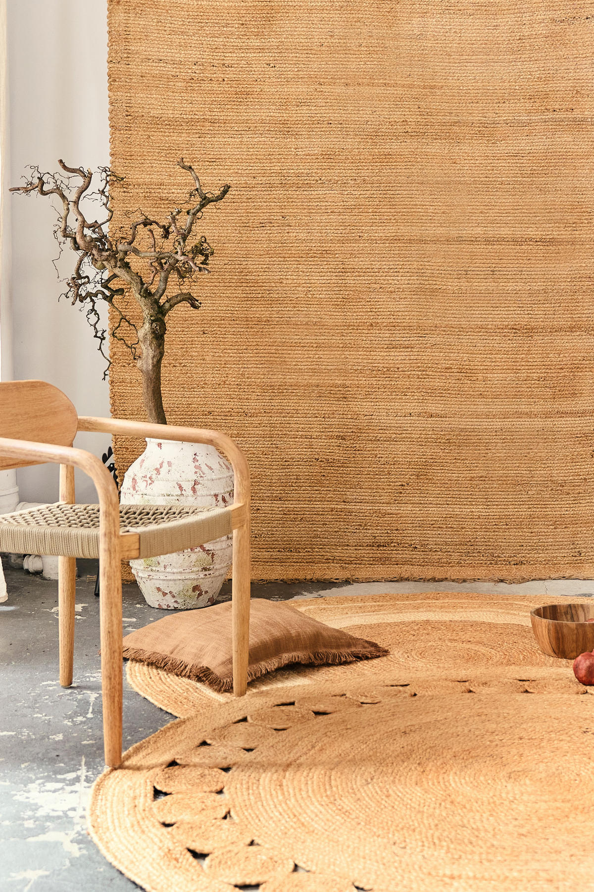TEPPICH JUTE Braun Beige 80/150 cm - Braun, Textil (80/150cm) - Tapiso