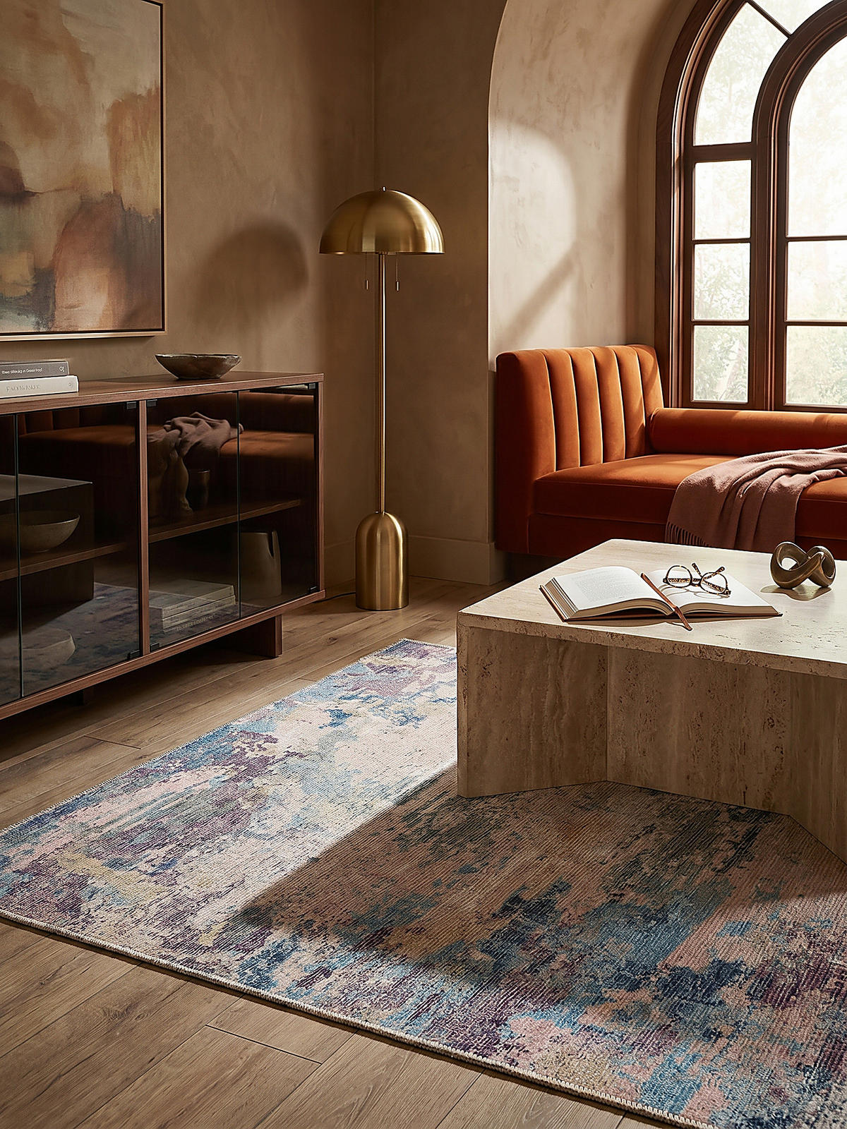 TEPPICH Waschbar CRAY, abstrakt, Bunt, 200 x 290 cm - Multicolor, Textil (290/200cm) - KADIMA DESIGN