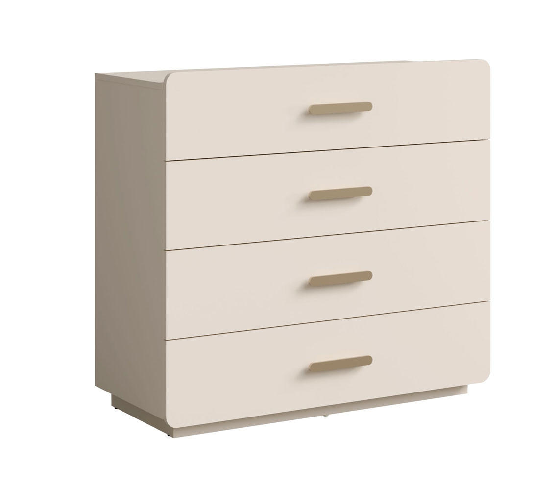 Feldmann-Wohnen Kommode Beige 100x92.5x41.5 cm