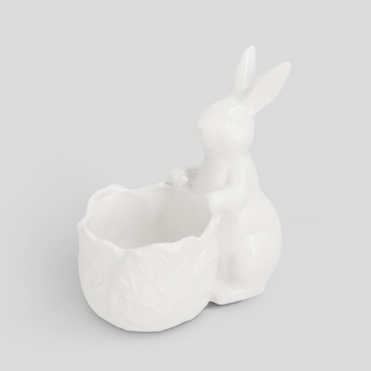 BLUMENTOPF Kabsi - Weiß, Keramik (18cm) - home&you