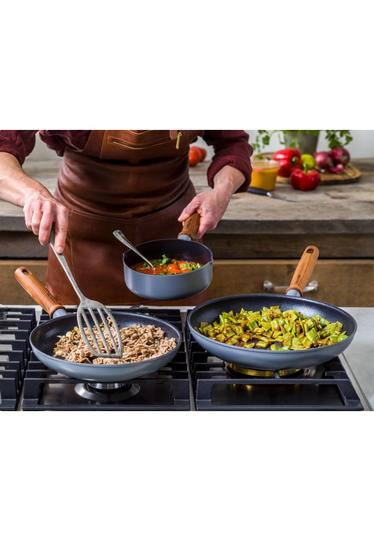 BRATPFANNE Mayflower Pro - Grau, Metall (20cm) - GreenPan