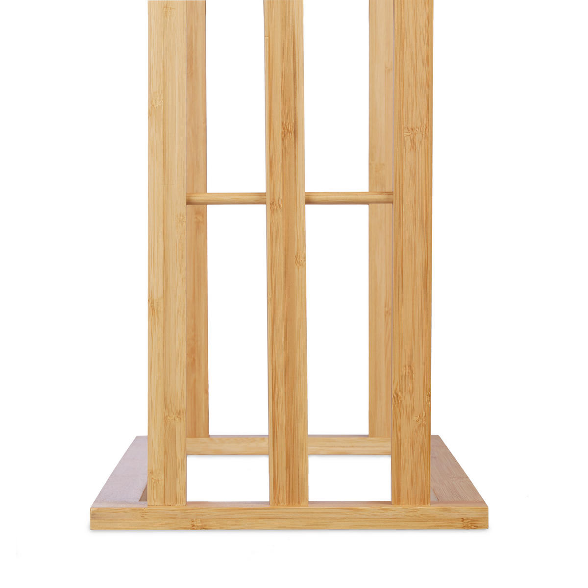 HANDTUCHHALTER - Hellbraun, Holz/Metall (48/84/26cm) - Relaxdays