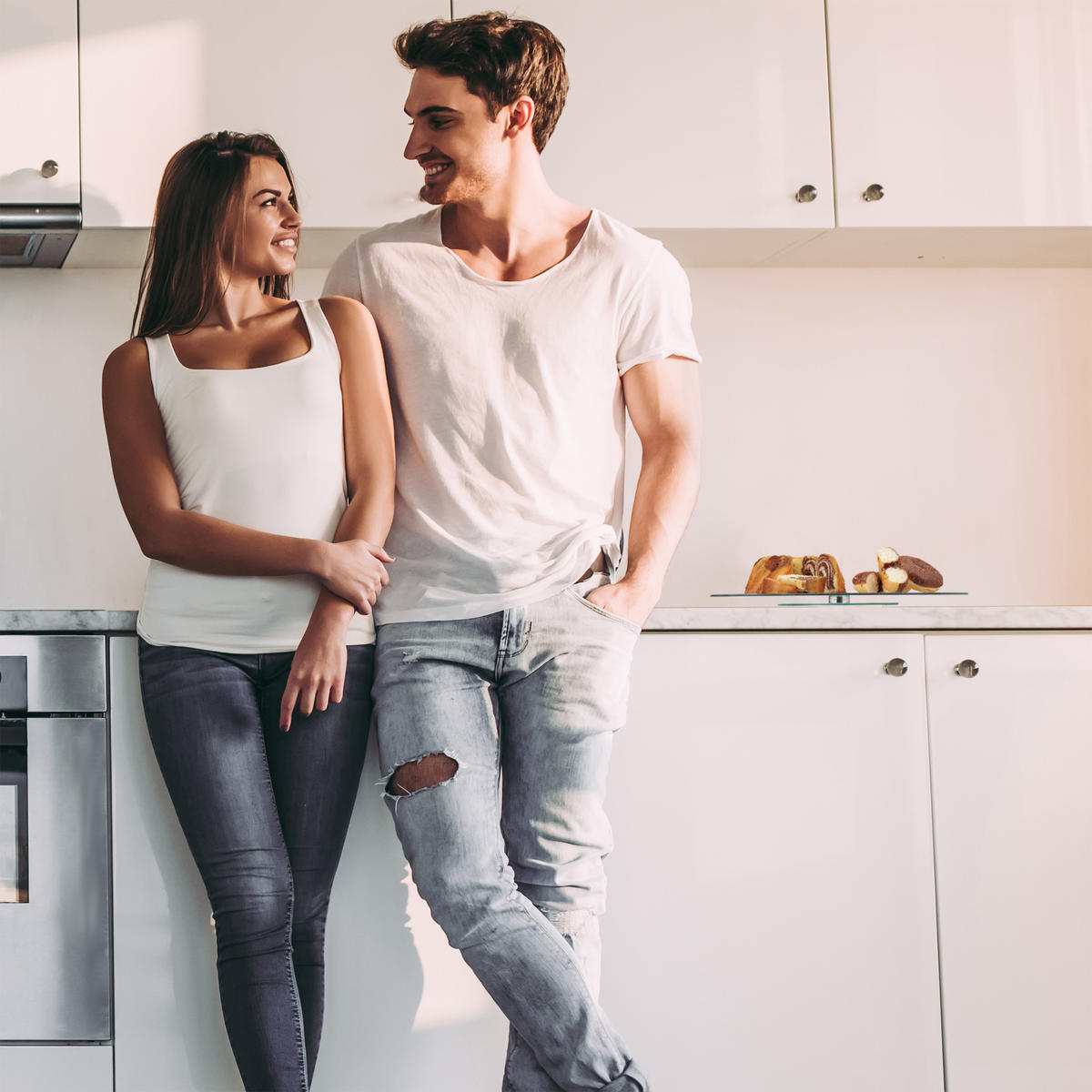 SERVIERPLATTE - Transparent, Glas/Metall (45/2/45cm) - Relaxdays