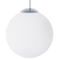 HÄNGELEUCHTE Barrow 27/27/141 cm - Weiß, Glas (27/27/141cm) - Beliani