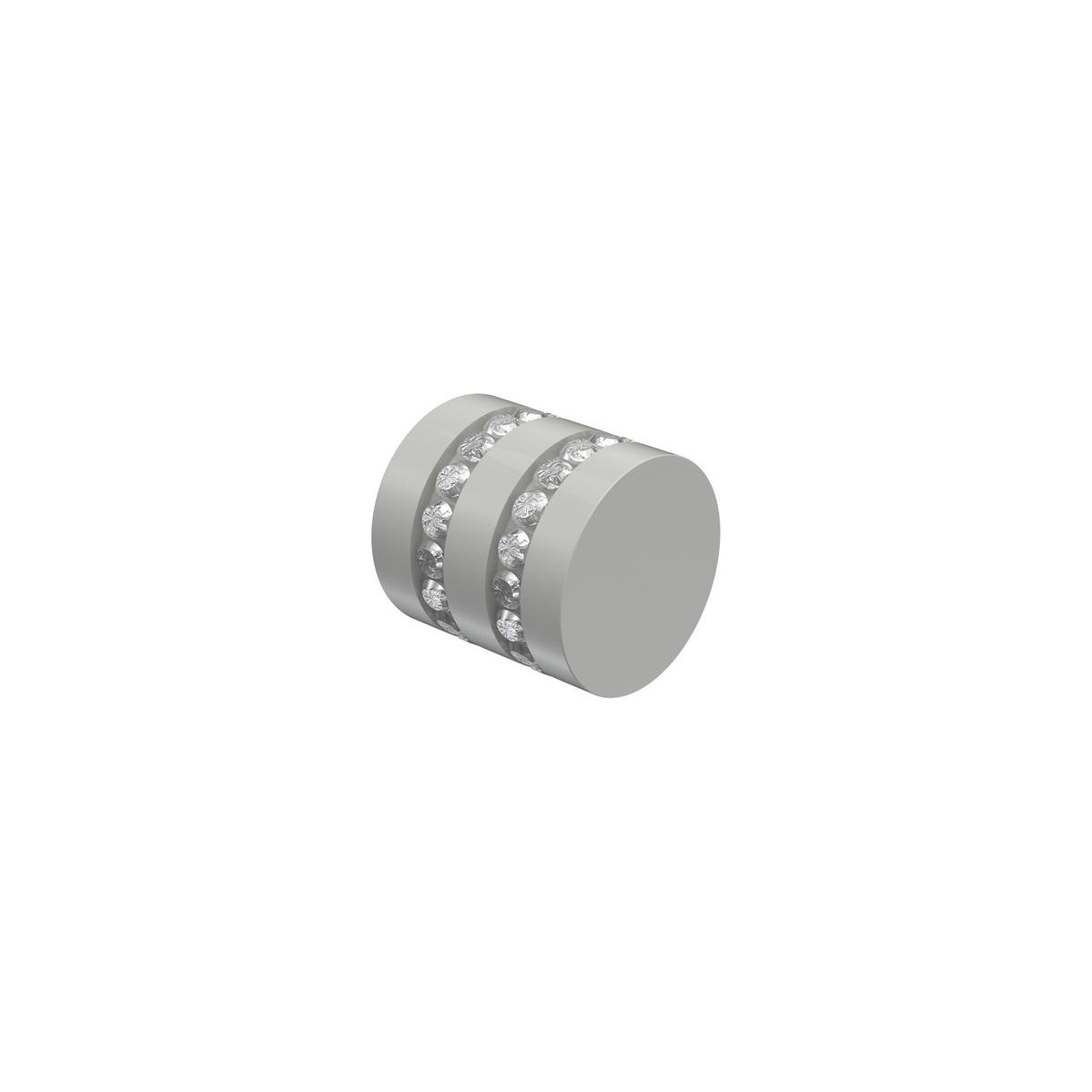 ENDSTÜCKE FÜR GARDINENSTANGEN 20 mm Ø, Estana Weiß, Packung 2 Stück - Weiß, Metall (2.6/2.8/2.8cm) - INTERDECO