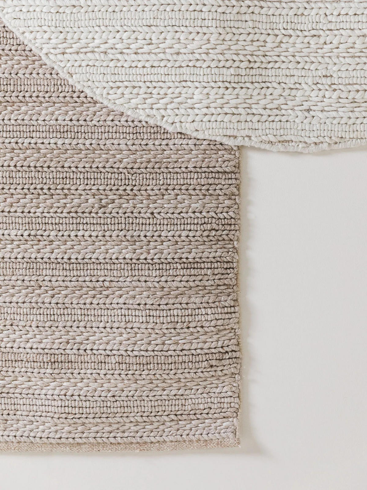 WOLLTEPPICH Dina Beige 120x170 cm - Beige, Textil (120/170cm) - benuta Pure