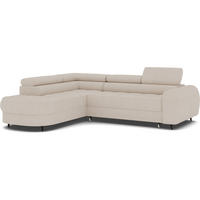 ECKSOFA Vesteria mit Schlaffunktion und Bettkasten – Modernes Design, verstellbare Kopfstützen und hoher Sitzkomfort - Beige, Kunststoff (279/72cm) - Wohnideebilder