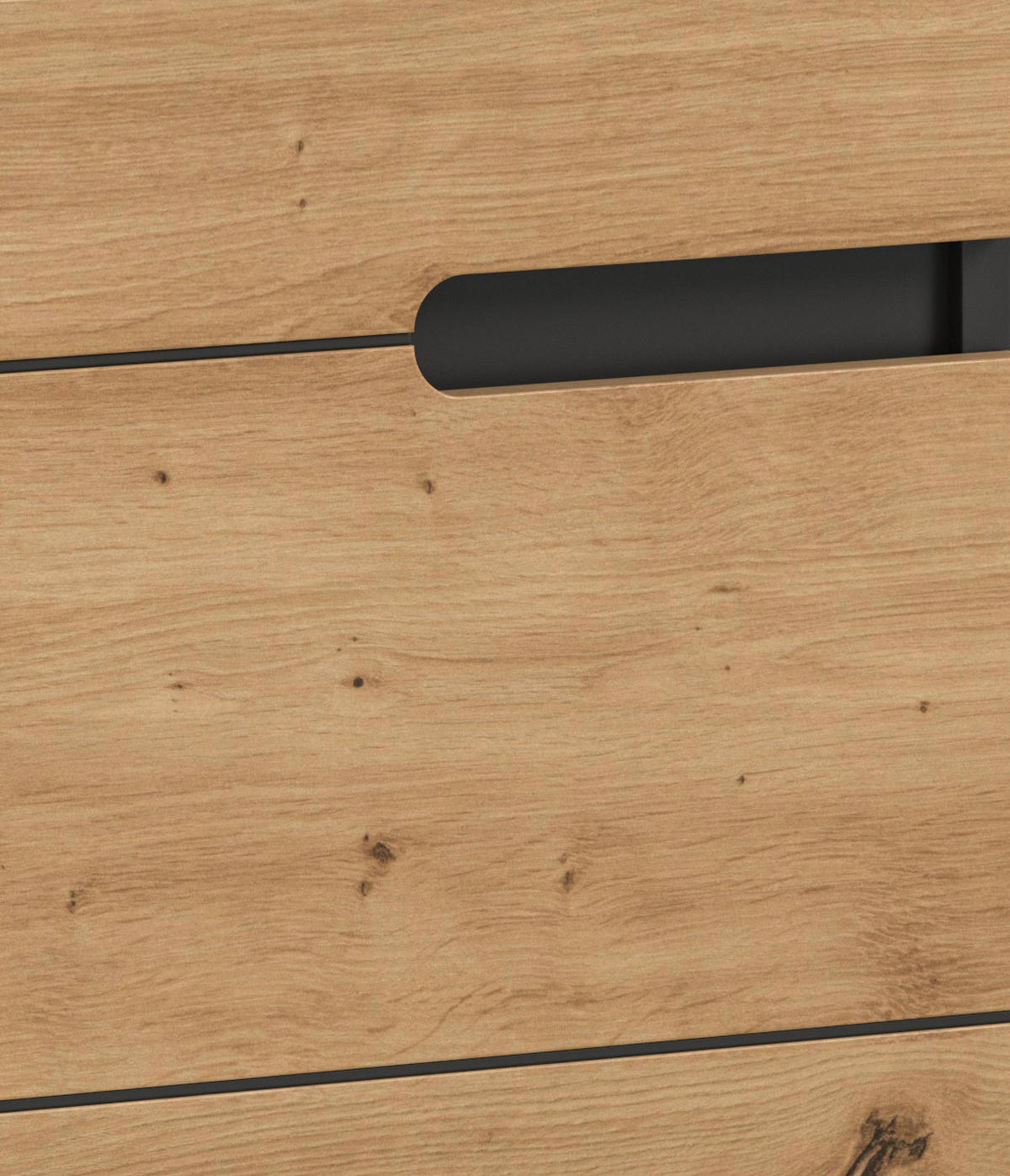 WASCHBECKENUNTERSCHRANK Canu Bad in Basalt grau Nb. und Artisan Nb. B/H/T: 80x55x34 cm - Grau, Holzwerkstoff (80/55/34cm)