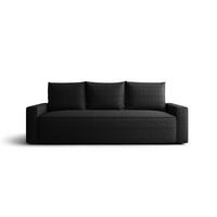 SOFA mit Schlaffunktion SAVIO Quelle 100 - Schwarz, Textil (232/90/90cm) - Bedante