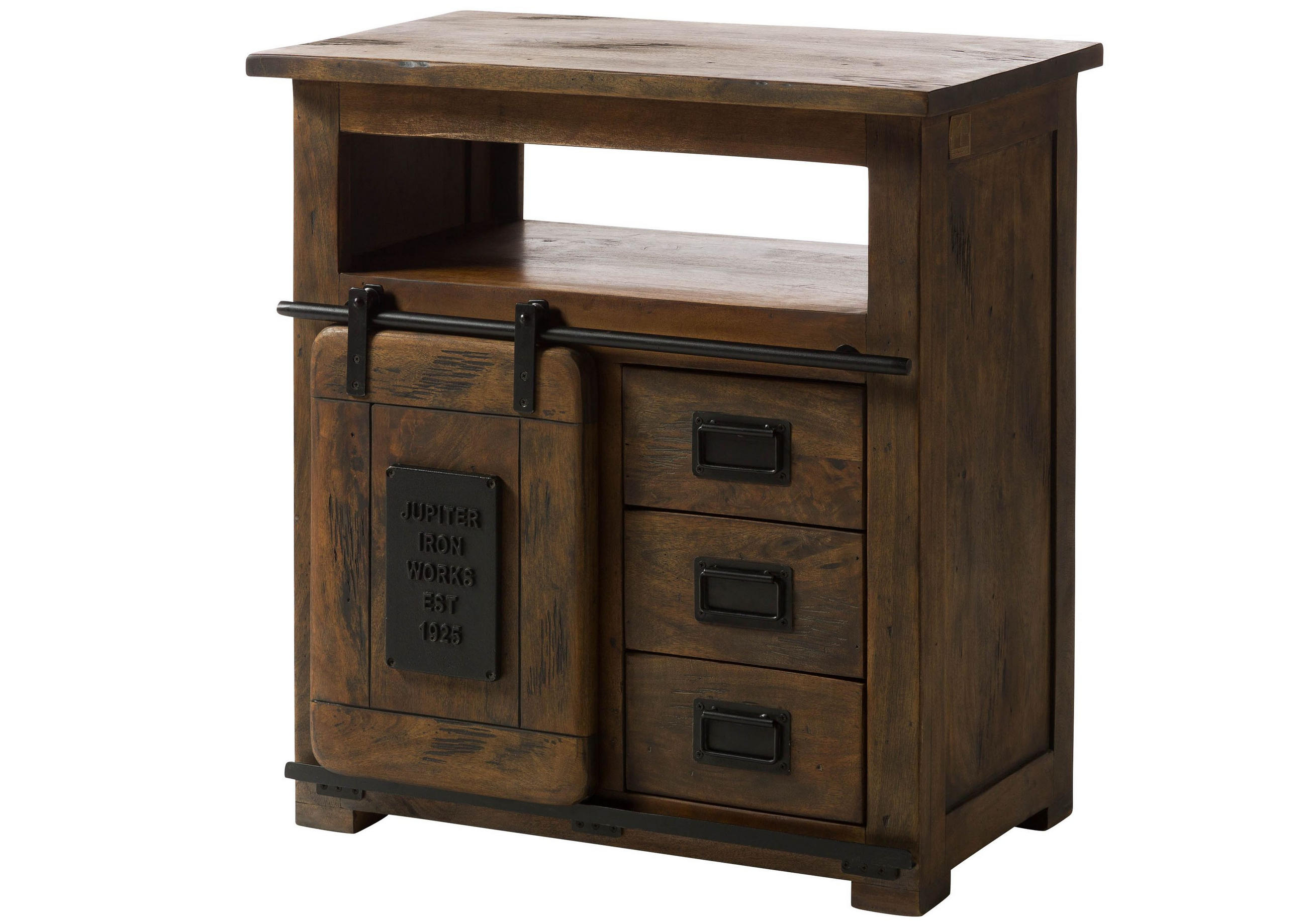 Massivmoebel24 Kommode Braun 80x85x45 cm