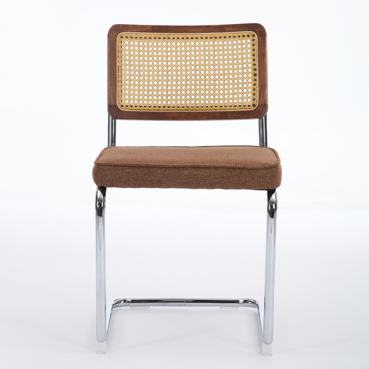 SCHWINGSTUHL DE-36300 2er-Ser mit Rattan-Rückenlehne Kaffee - Braun, Metall (47/81/59cm) - ComfortXL