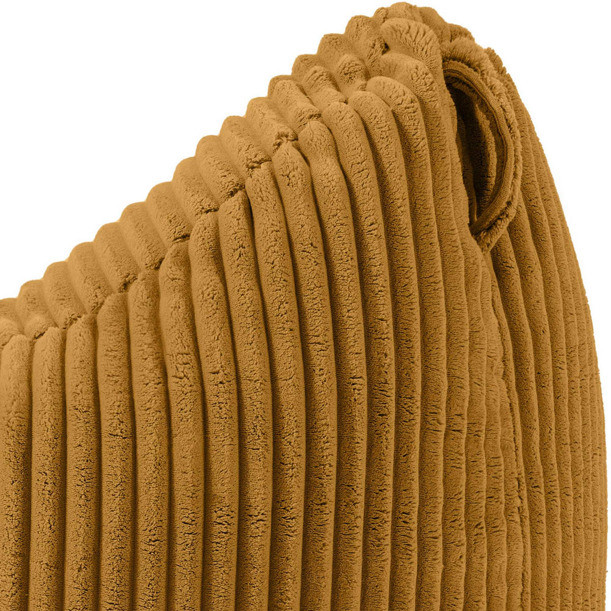 SITZSACK COSMO II aus Kordstoff, Gelb - Gelb, Textil (85/80/85cm) - KONSIMO®