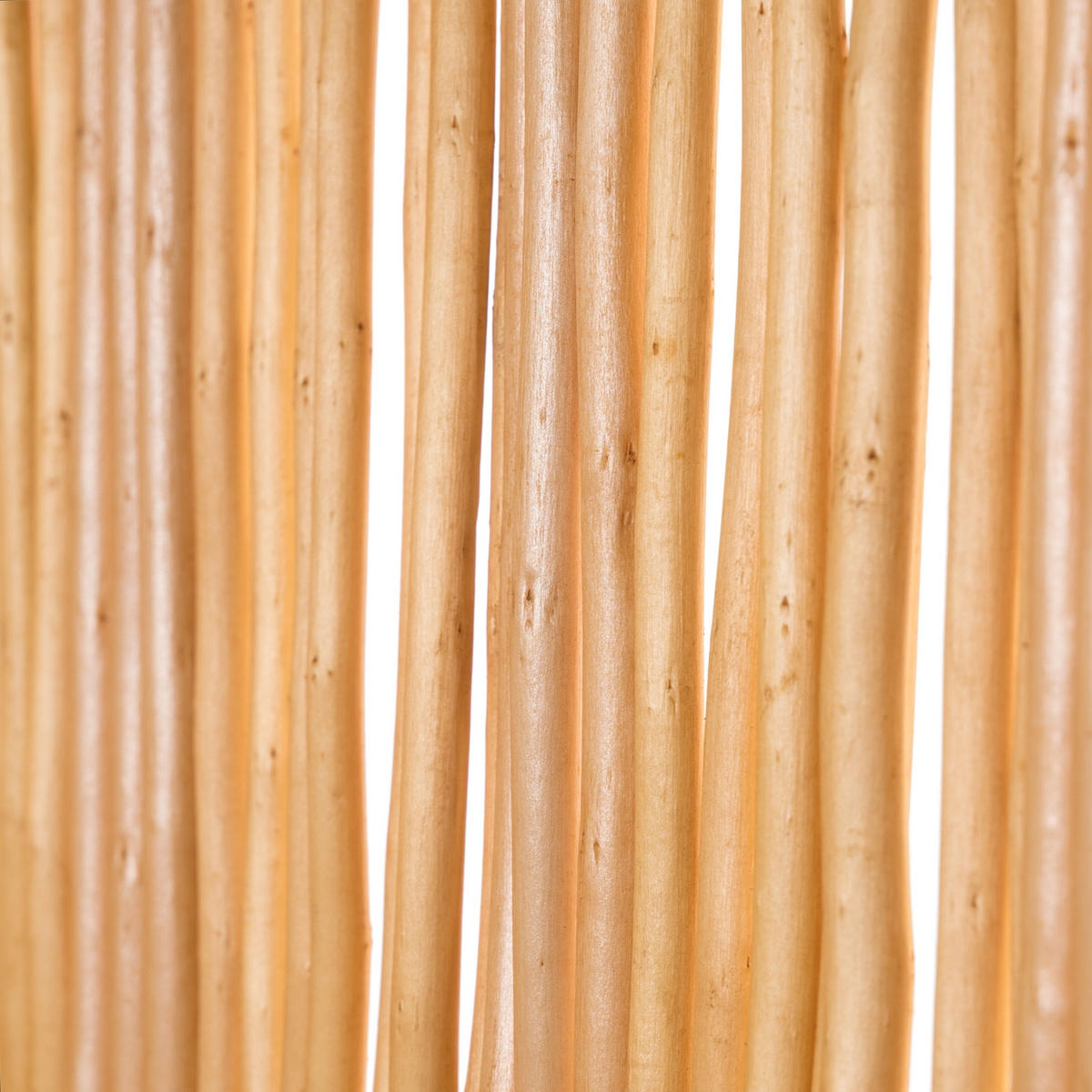 RAUMTEILER Oase 3-tlg. 170x120 cm, Weidenholz gewellt honigfarben - Naturfarben, Naturmaterialien (121/170/2cm) - CREEDWOOD
