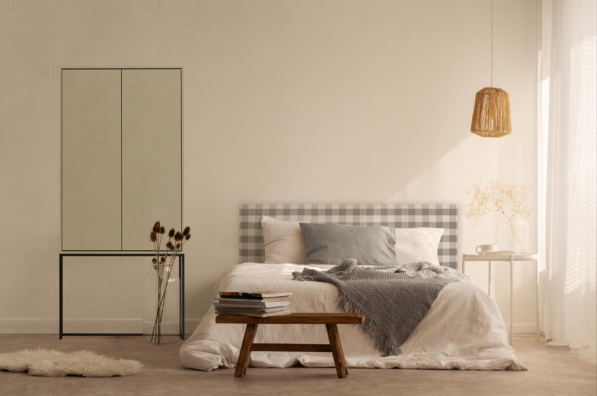 HIGHBOARD 2 Türen aus MDF in Taupe LENNON - Taupe, Holzwerkstoff (75/164/30cm) - RNT By Really Nice Things