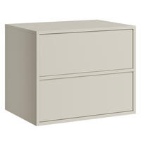 WASCHBECKENUNTERSCHRANK Mali 2 Schubladen Cashmere - 60 x 46 x 54 cm - Kaschmir, Holz (60/54/46cm) - Badplaats