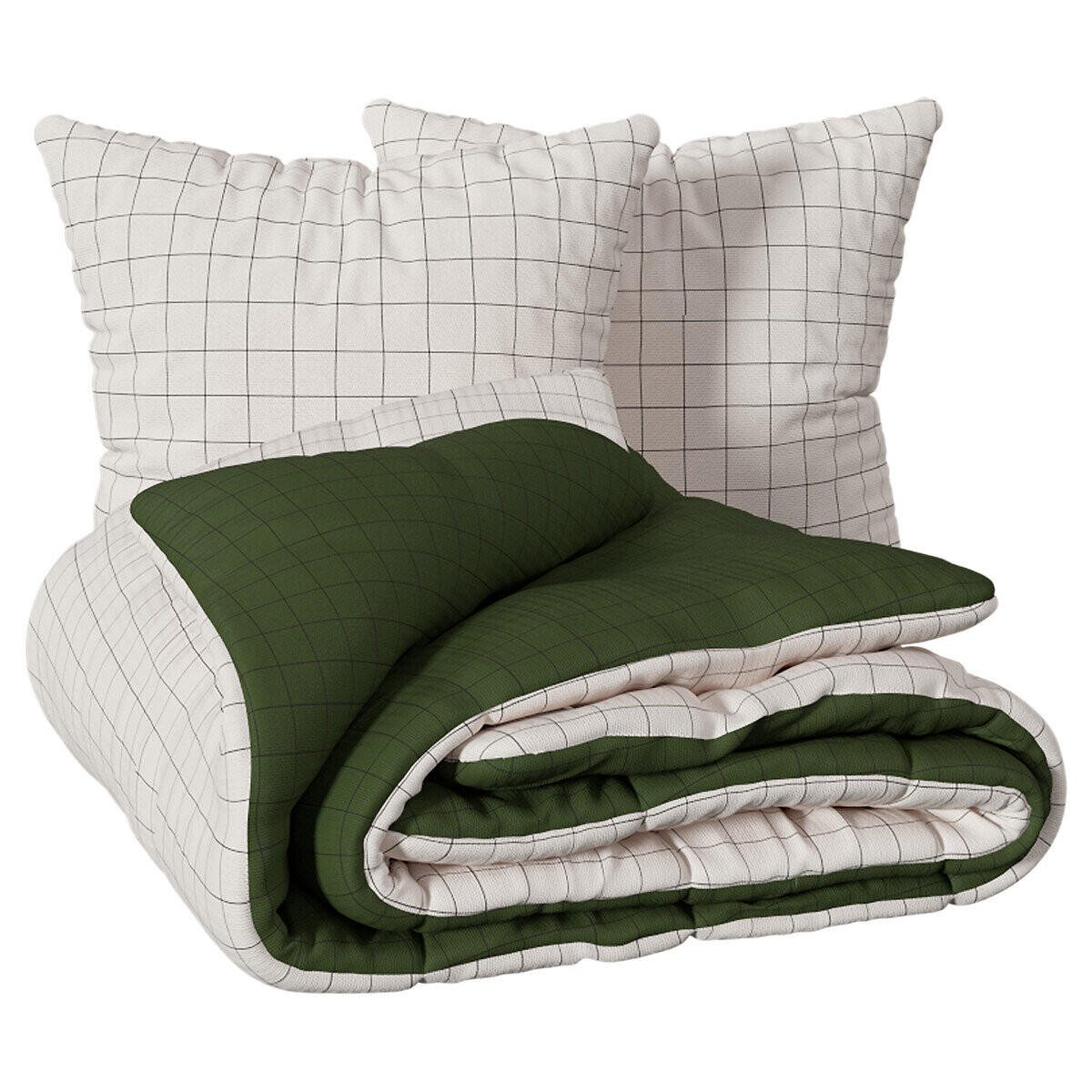 BETTWÄSCHE Maati 240/220 cm - Grau, Naturmaterialien (220/240cm) - Atmosphera Createur d´interieur