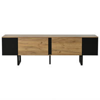 TV-LOWBOARD Soft Naturfarben 180/40/55 cm - Naturfarben, Holzwerkstoff (180/55/40cm) - PANGIVO