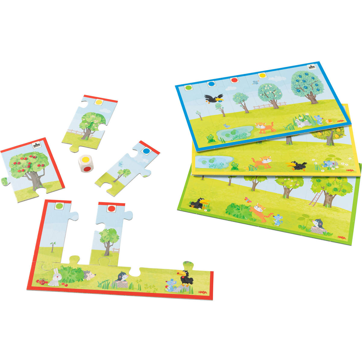 SPIELESAMMLUNG Meine große Obstgarten, ab 3 Jahren - Multicolor, Naturmaterialien (35/34.6cm)
