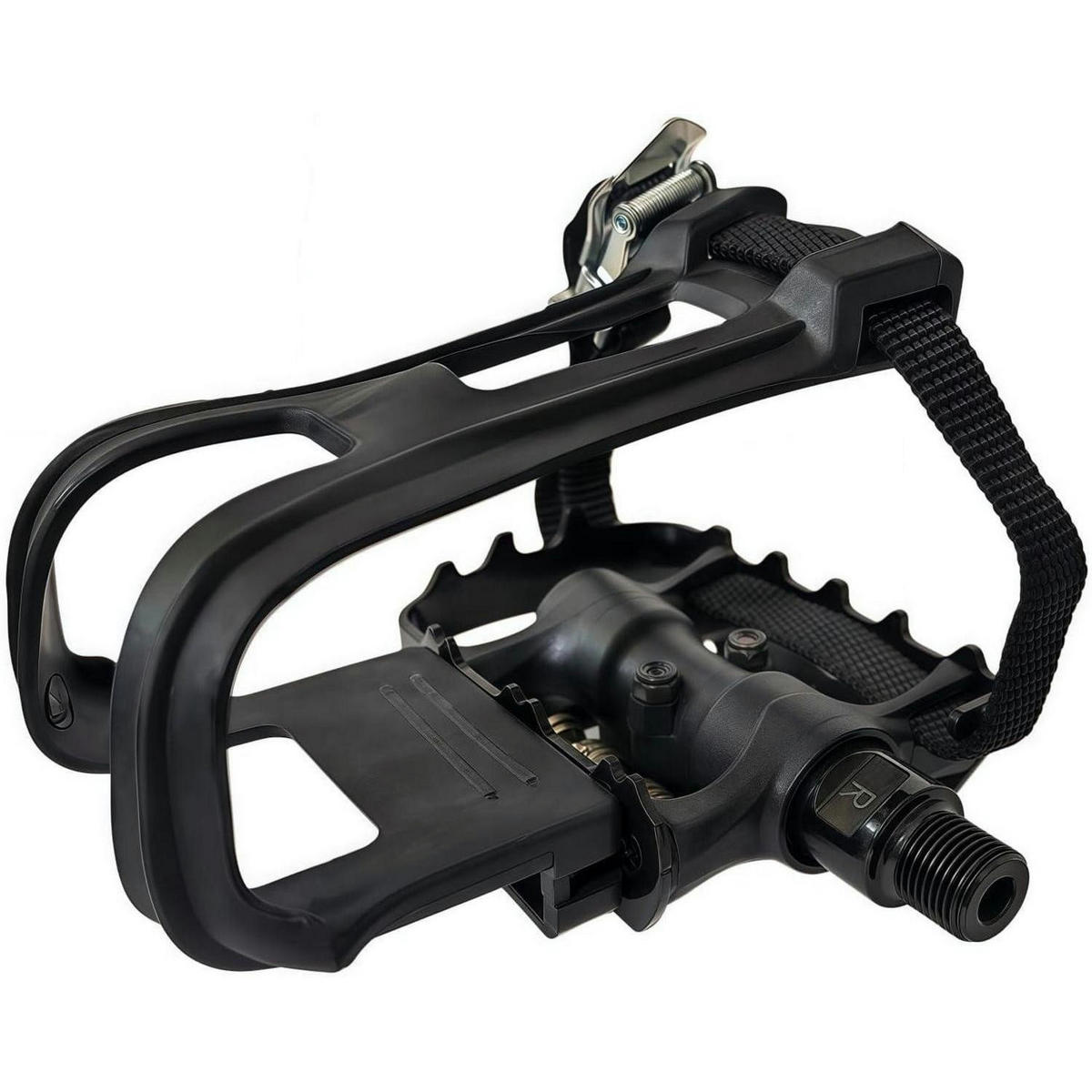 FAHRRADPEDALE Hybrid SPD mit 4D-Verstellriemen Schwarz - Schwarz, Metall (15/1.5/17cm)
