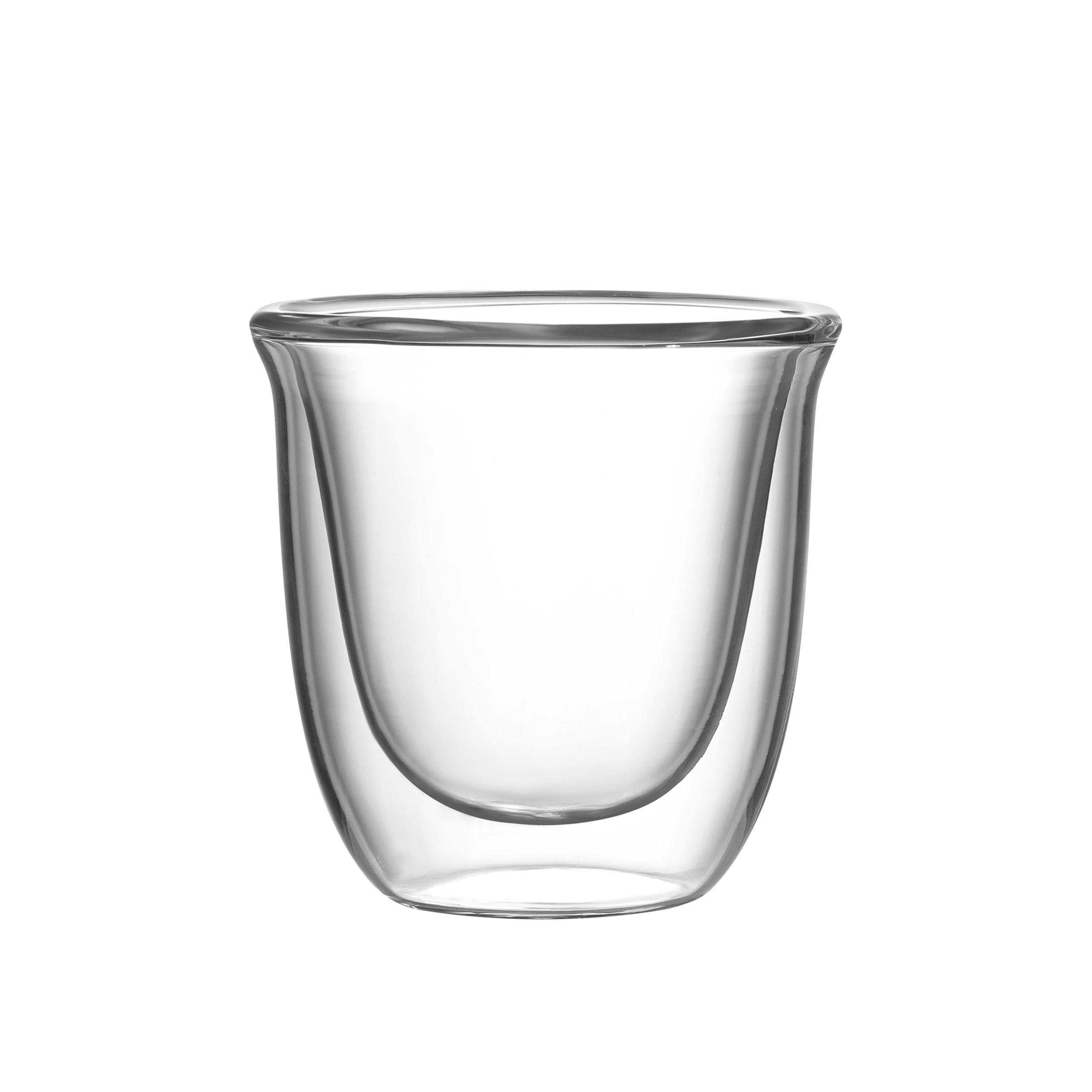 GLASBECHERSET Firenze, 2er Set, Doppelwandig, 200 ml - Transparent, Glas (0.2L) - Bialetti