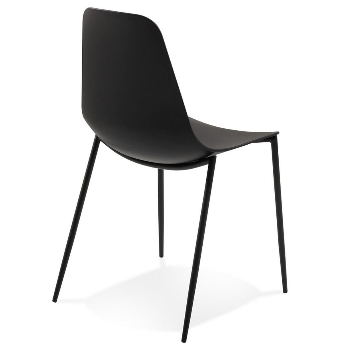 STUHL FELIZ schwarz - Schwarz, Kunststoff (48/88/48cm) - Légia Home