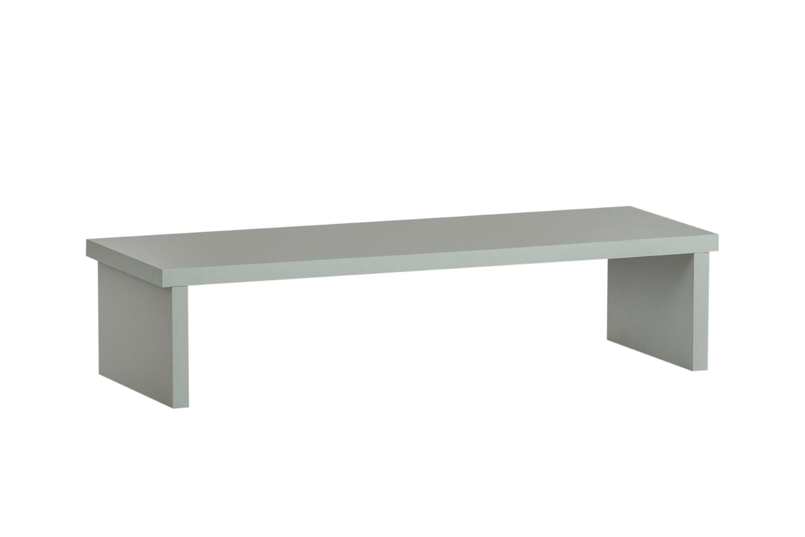 MONITORSTÄNDER für Schreibtisch Fox Small 13x55x20 cm für 1 Bildschirm Pistazie - Grün, Holz (20/55/13cm) - PROREGAL