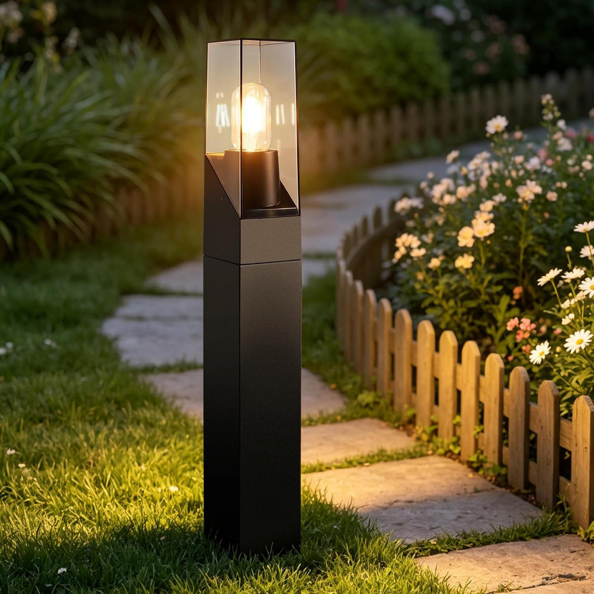 WEGELEUCHTE Zarelis 14/10/60 cm - Schwarz, Kunststoff/Metall (10/14/60cm) - ZMH